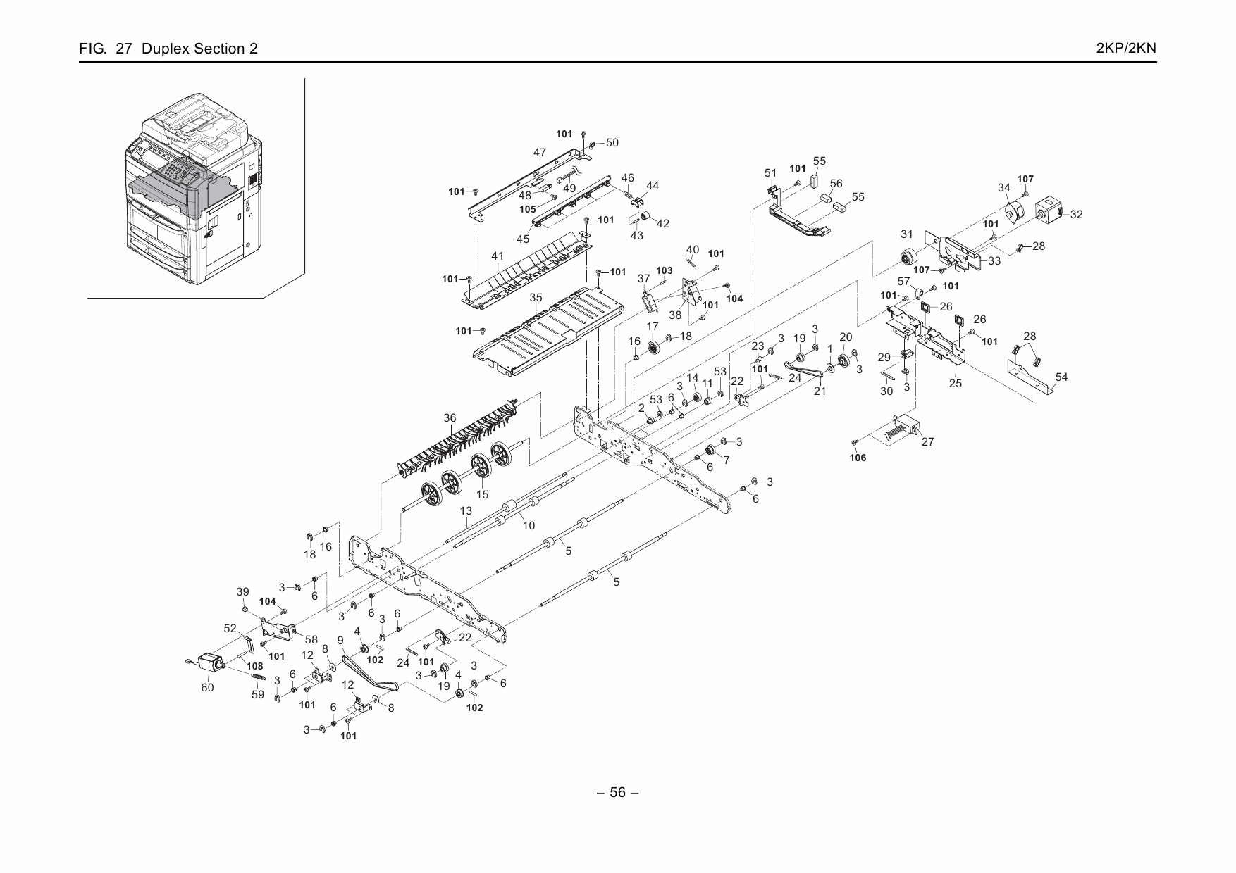 KYOCERA MFP TASKalfa-620 820 Parts Manual-5